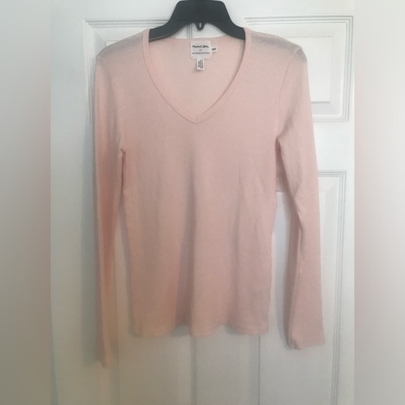 Michael Stars Anthropologie Baby Pink Long Sleeve Tee - Picture 14 of 15